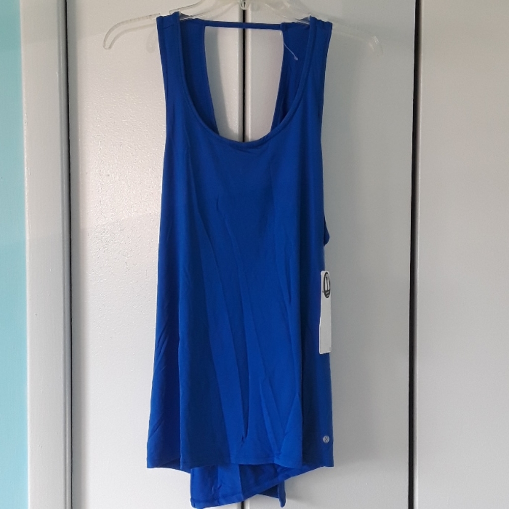 Sport Top Cross back teal colour/ new